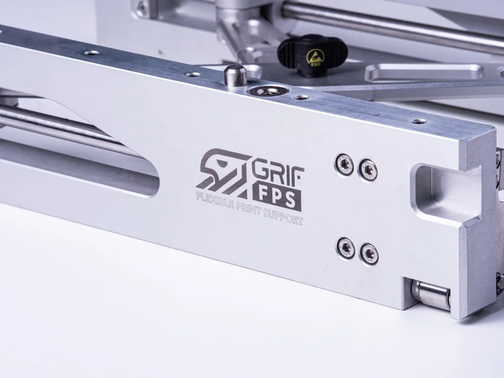 Flexible Print Support (FPS) unit with the GRIF FPS mark