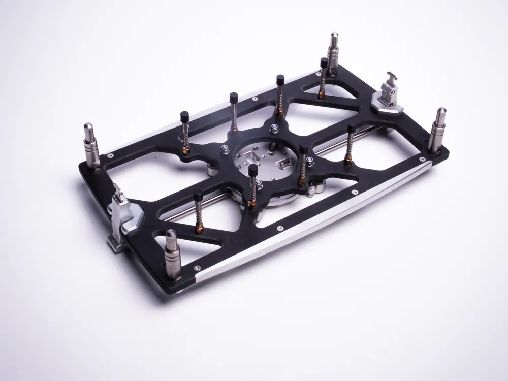 RFA carrier frame on adjustable feet