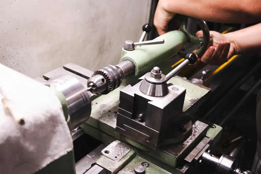 In-house CNC machining on the GrifTools production floor
